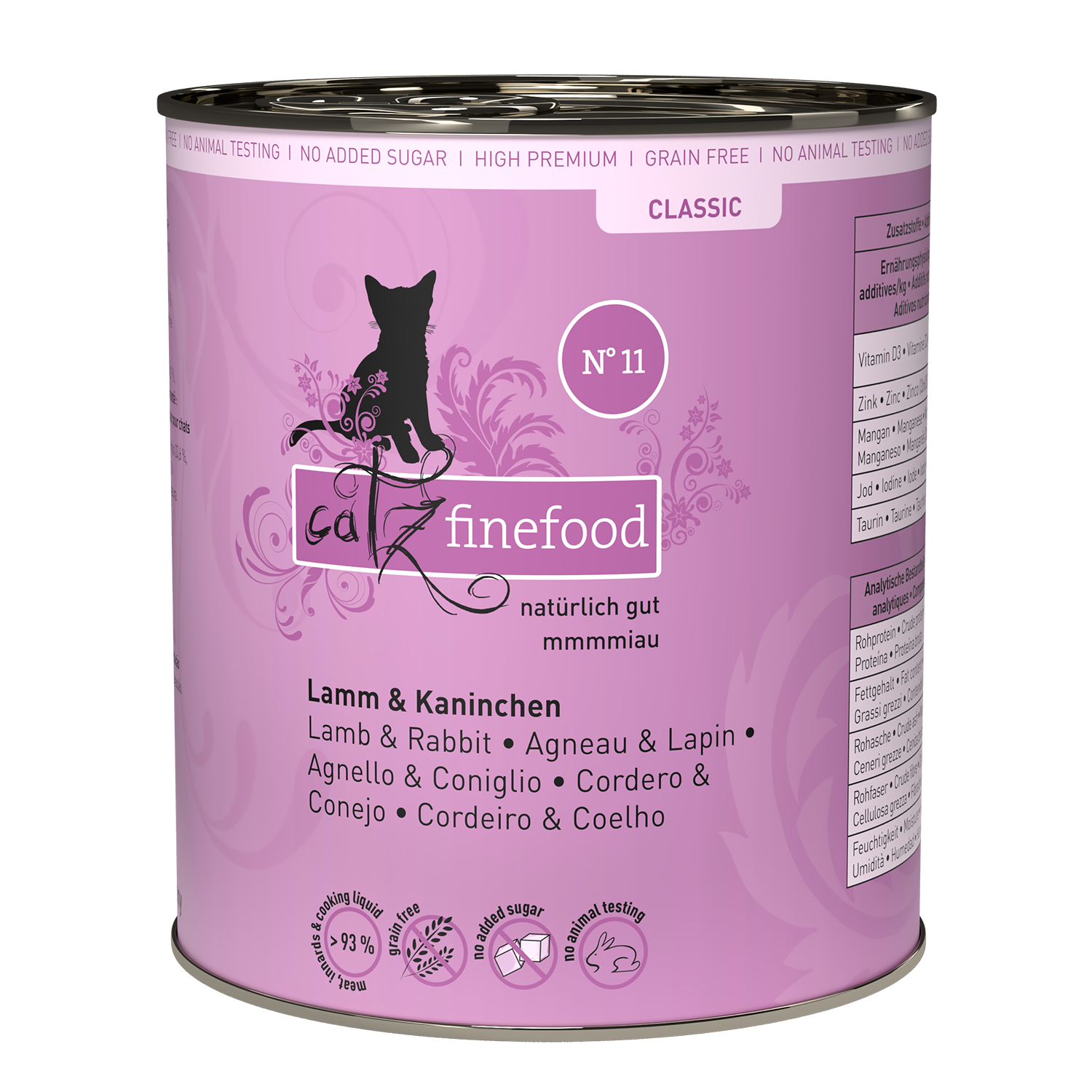 catz finefood Classic N° 11 - Lamm & Kaninchen