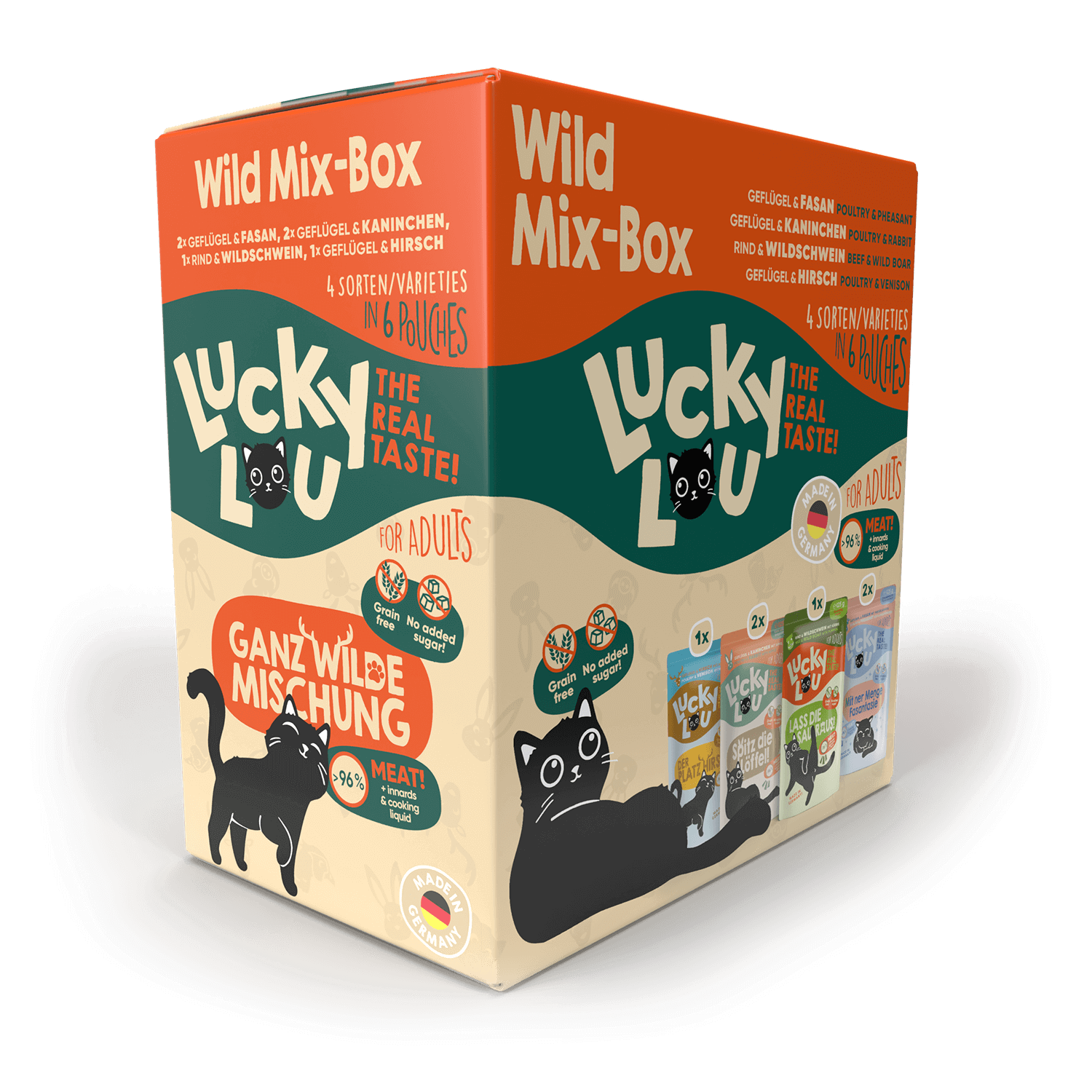 Lucky Lou Lifestage Adult Wild-Mix 6er-Pack