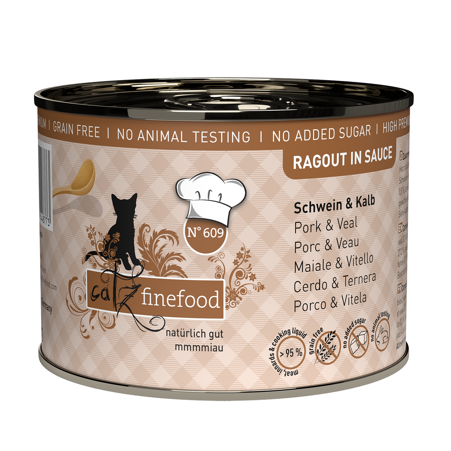 catz finefood RAGOUT IN SAUCE N° 609 Schwein & Kalb