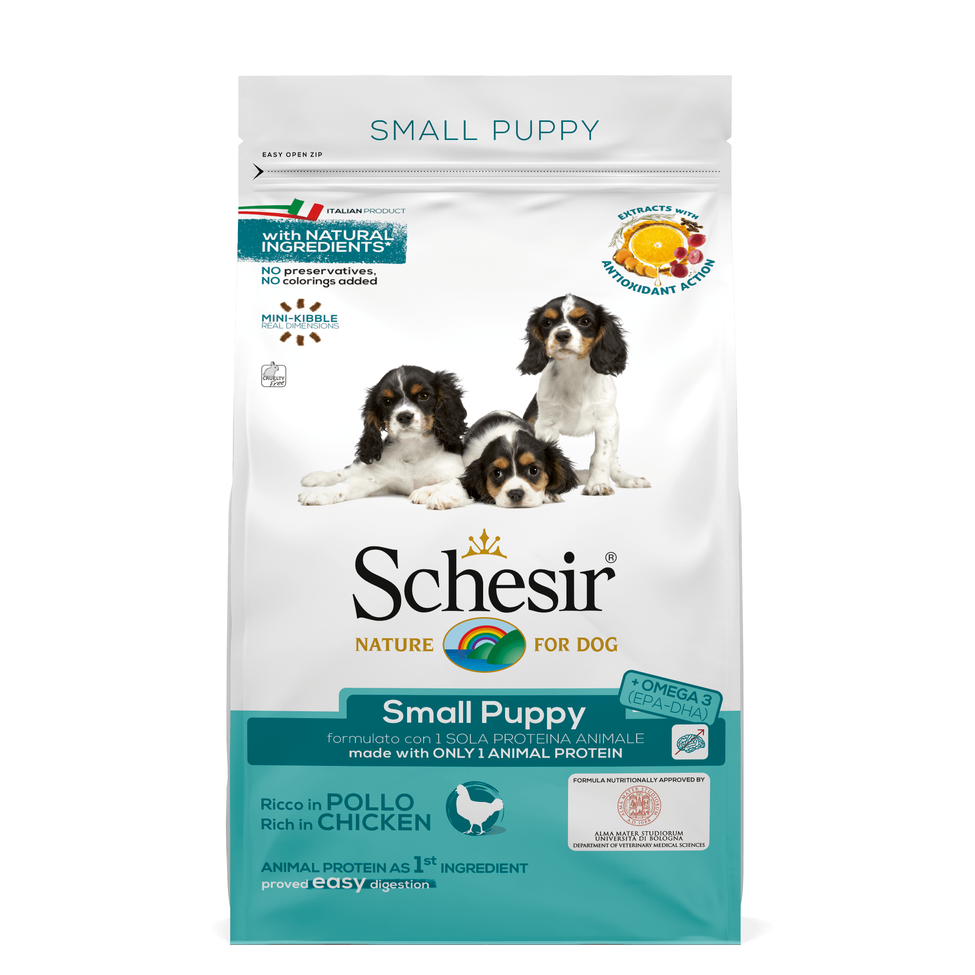 Schesir Dry Line - Dog - Small Puppy mit Huhn 2 kg