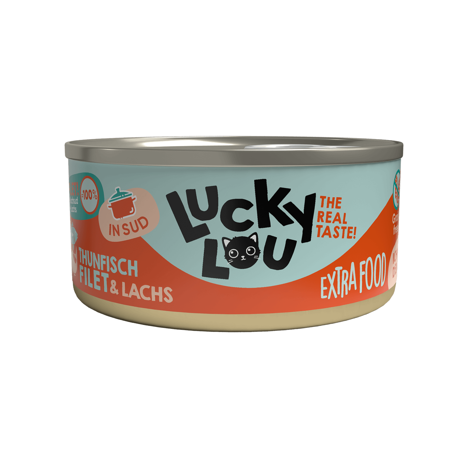 Lucky Lou Extrafood Thunfisch & Lachs in Sud 70g