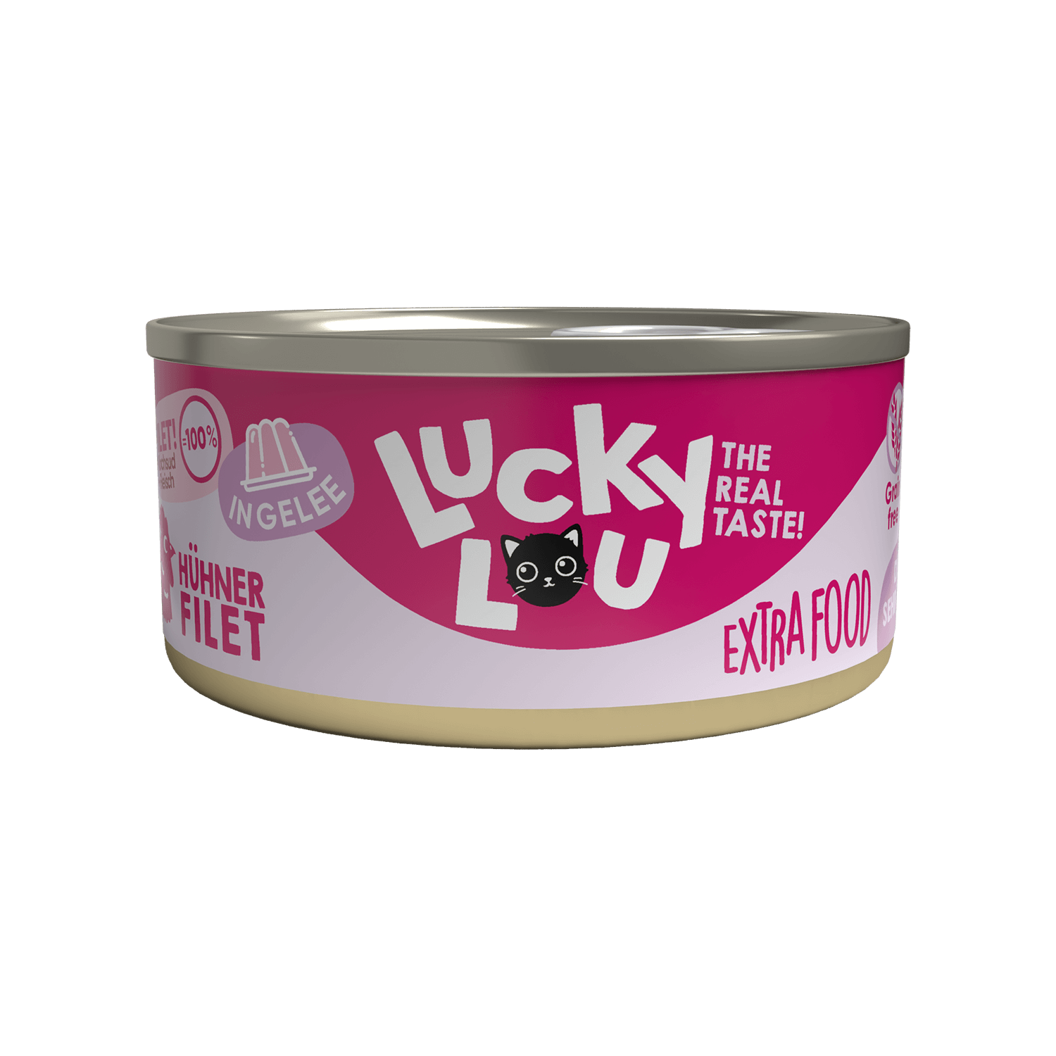 Lucky Lou Extrafood Hühnerfilet in Gelee 70g