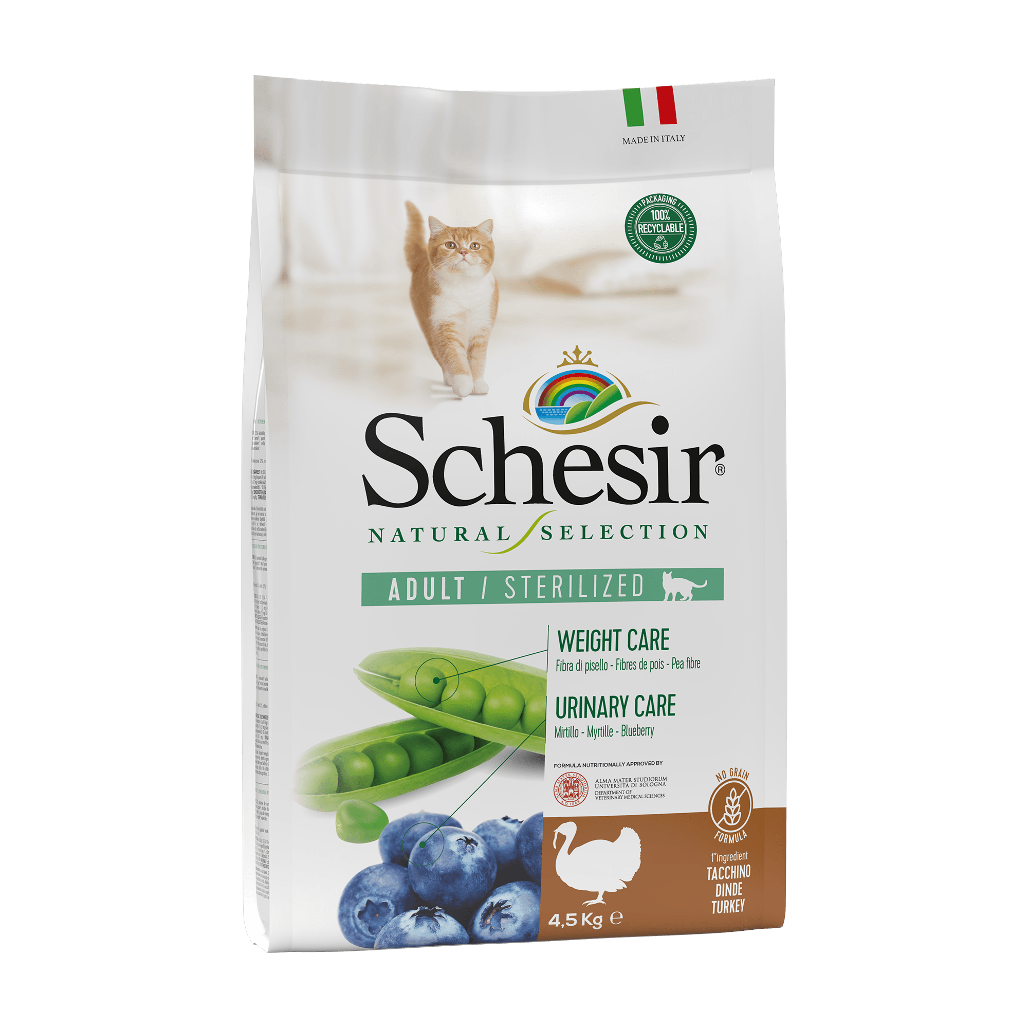 Schesir Cat Natural Selection Sterilized Pute