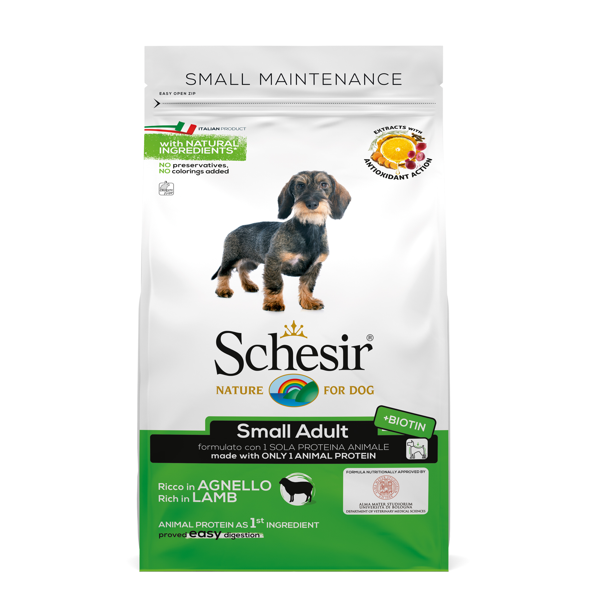 Schesir Dry Line - Dog - Small Maintenance mit Lamm