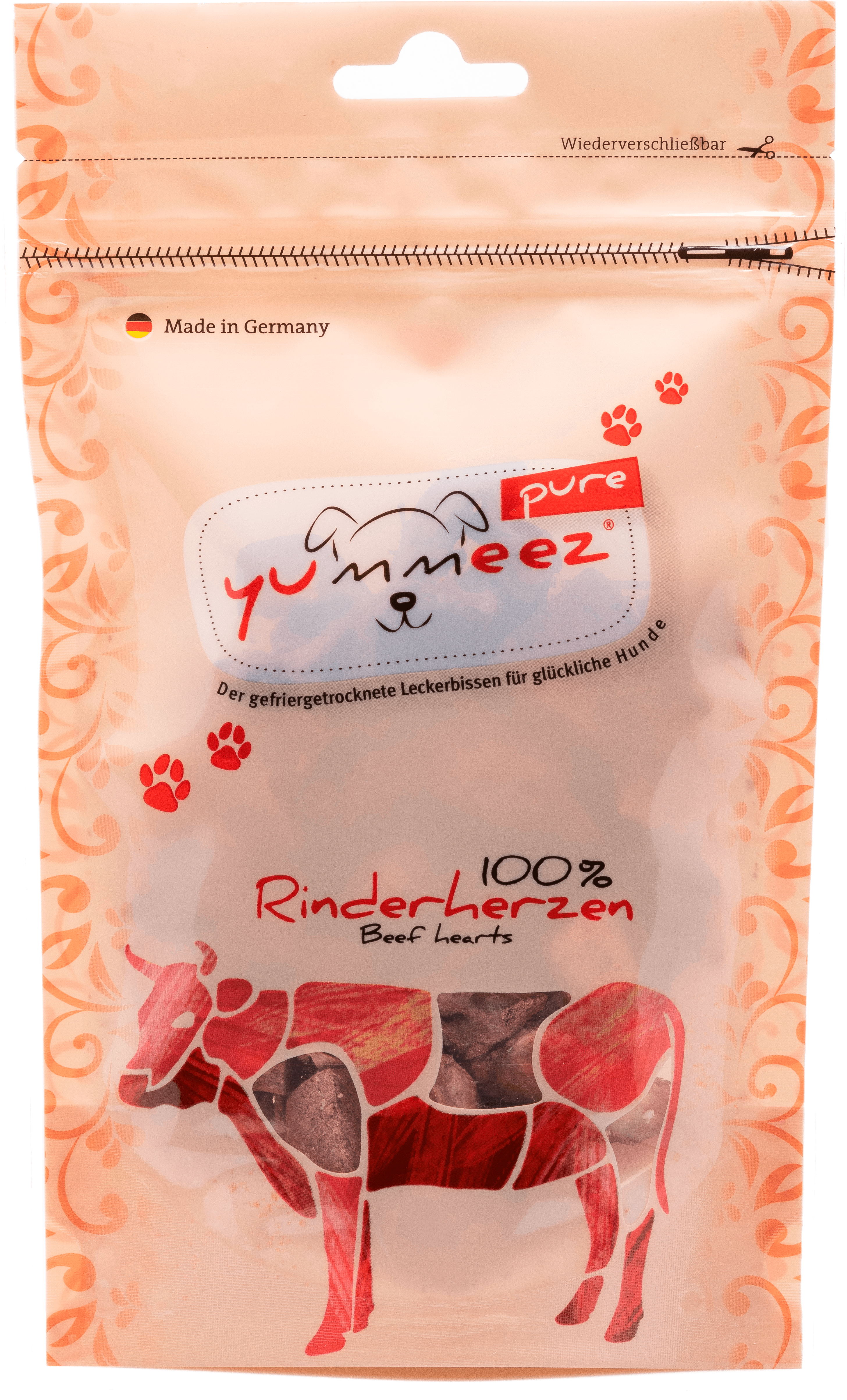 yummeez pure - Rinderherzen 35g
