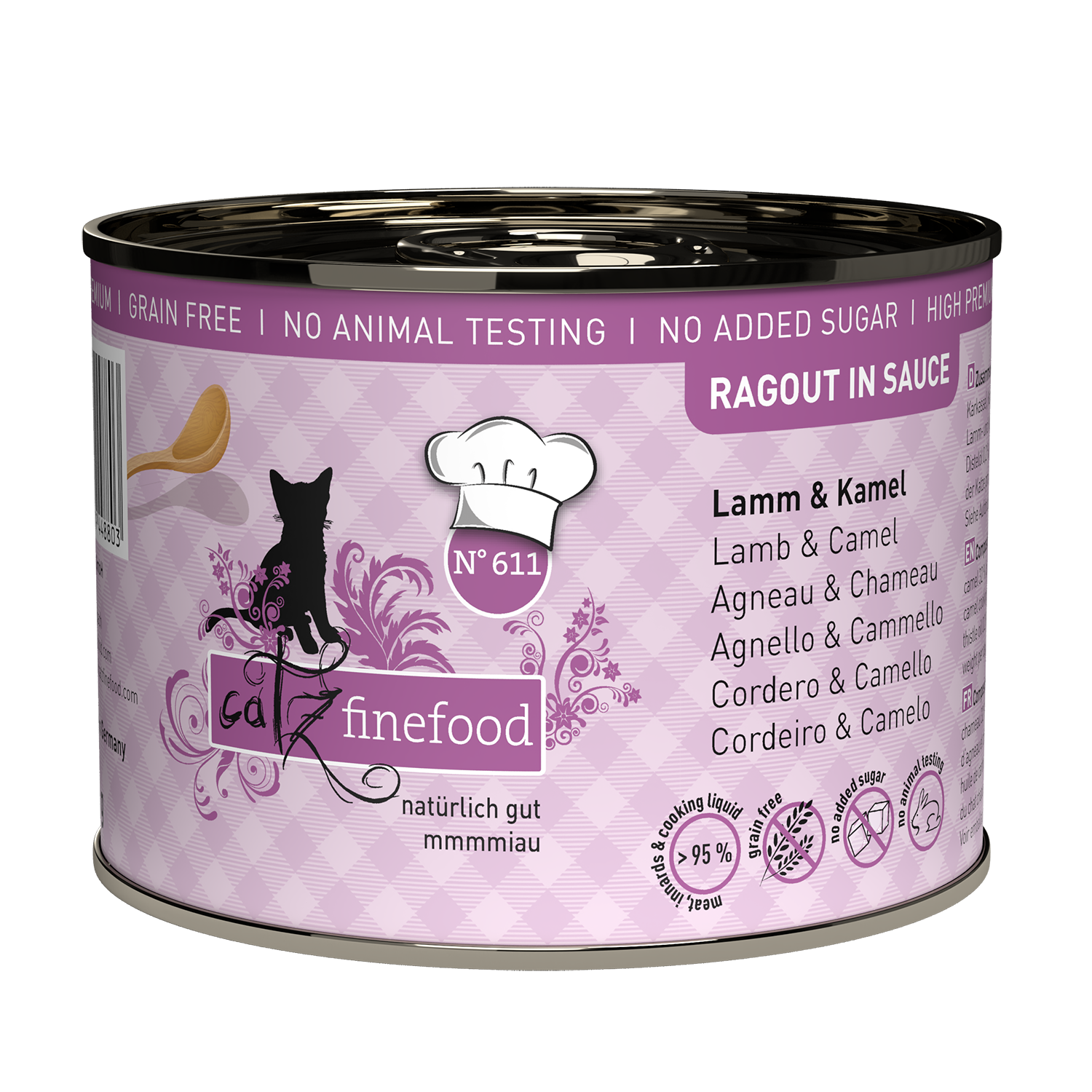 catz finefood RAGOUT IN SAUCE N° 611 Lamm & Kamel 190g