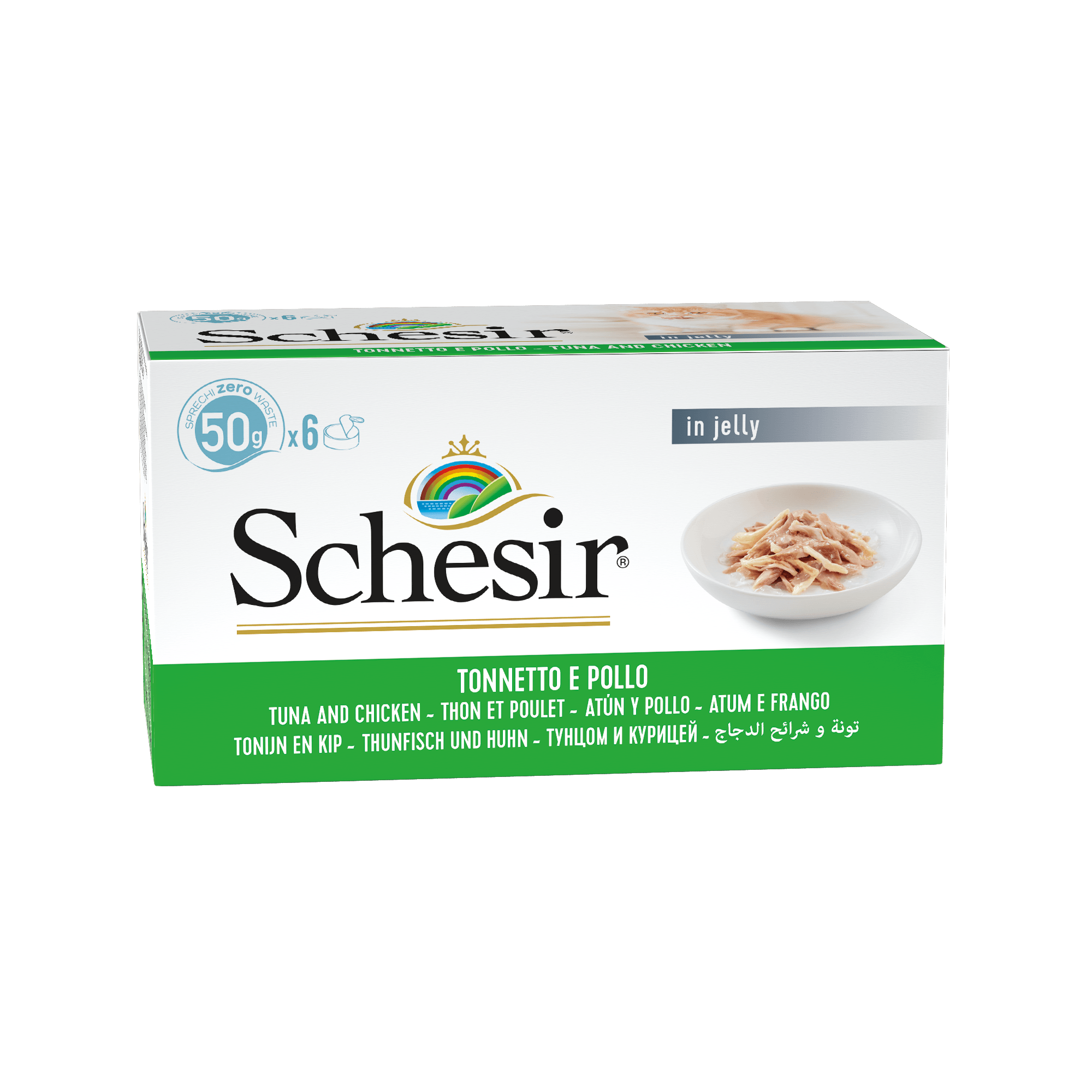 Schesir Cat - Jelly Thunfisch & Hühnerfilet Multipack